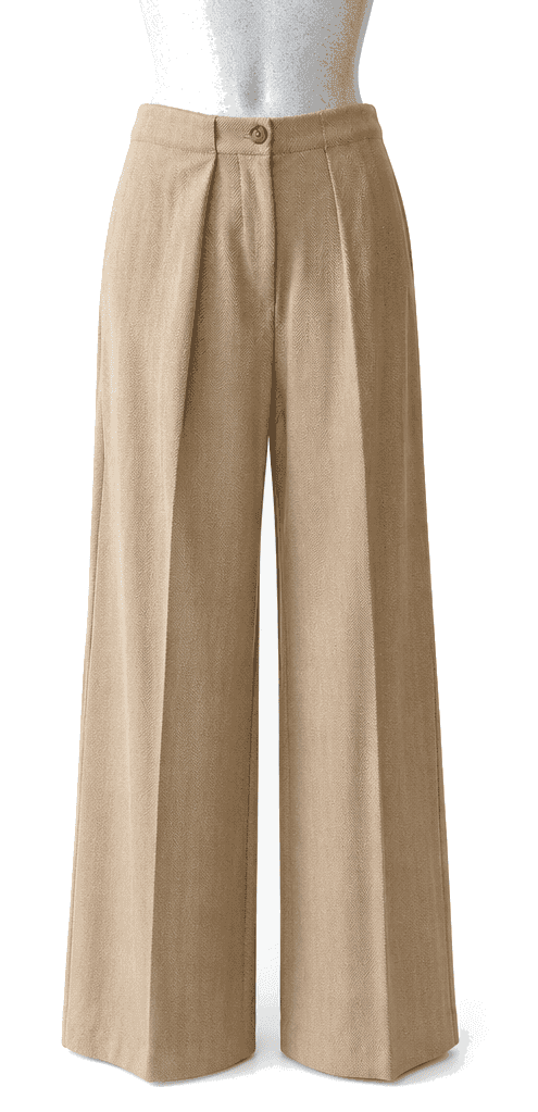 MM by MaxMara Cali — Pantaloni, Cammello