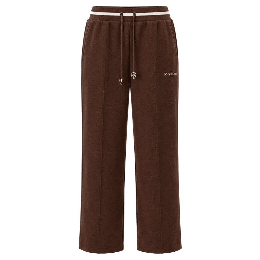 Iconique Pantalone marrone bande bianche by Iconique — Tute, Marrone bande bianche