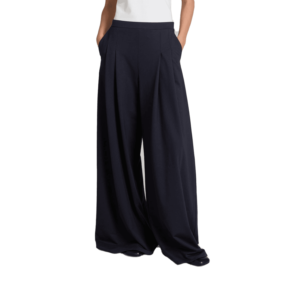 Max Mara Pantalone Vongola by MM — Pantaloni, Blu
