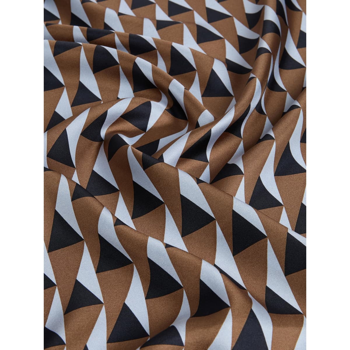 Max Mara Foulard in seta Palmi by MM — donna, Blu/celeste