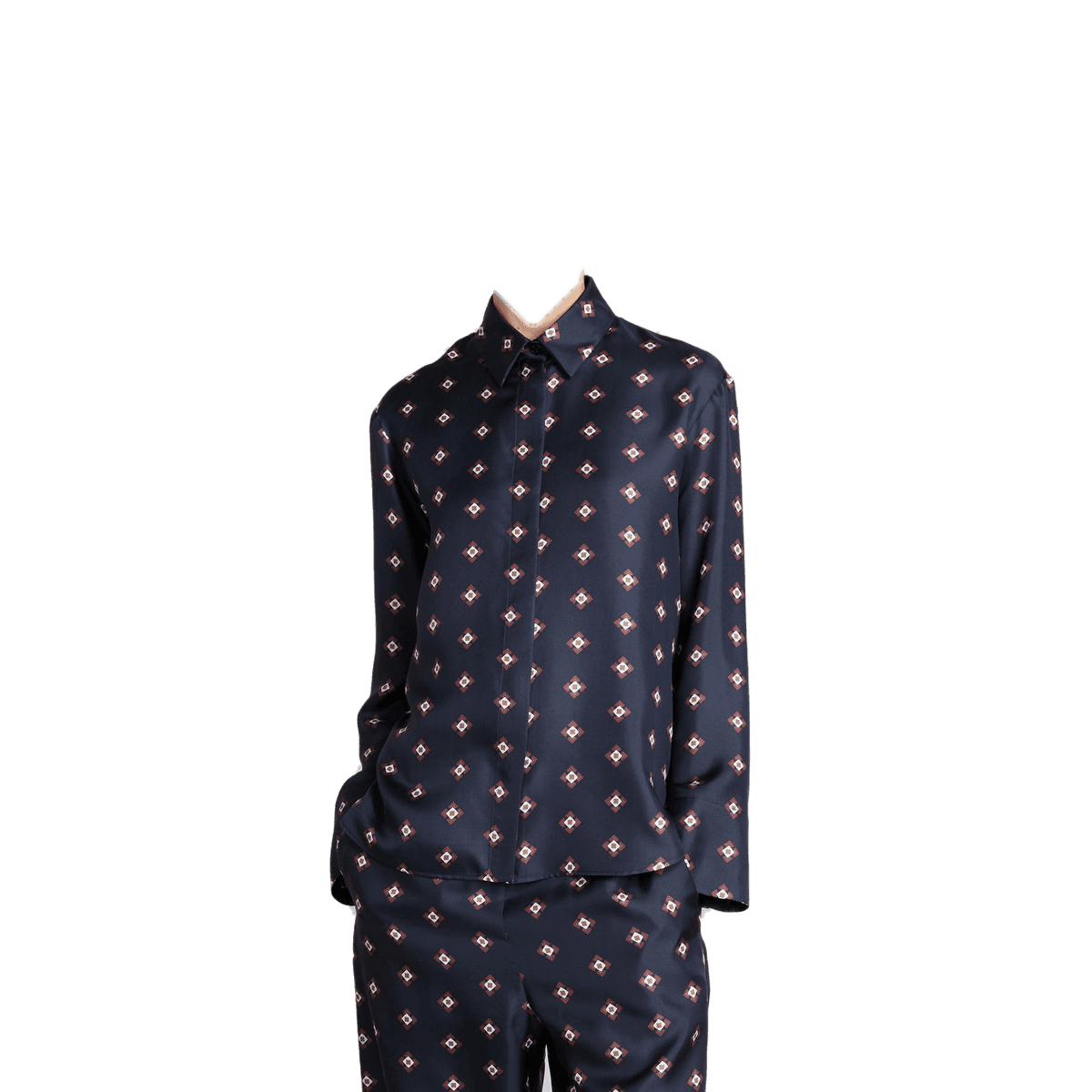 Max Mara Camicia Disco by MM — Camicie, Fantasia fondo blu