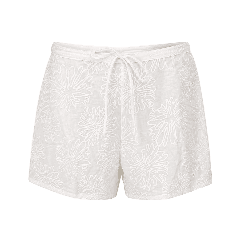 Lise Charmel Pantaloncini ricamati — Shorts, Bianco