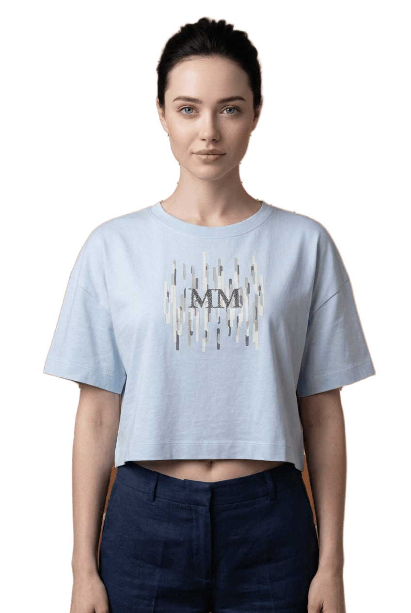 Max Mara T-shirt Funale by MM — T-shirt, celeste