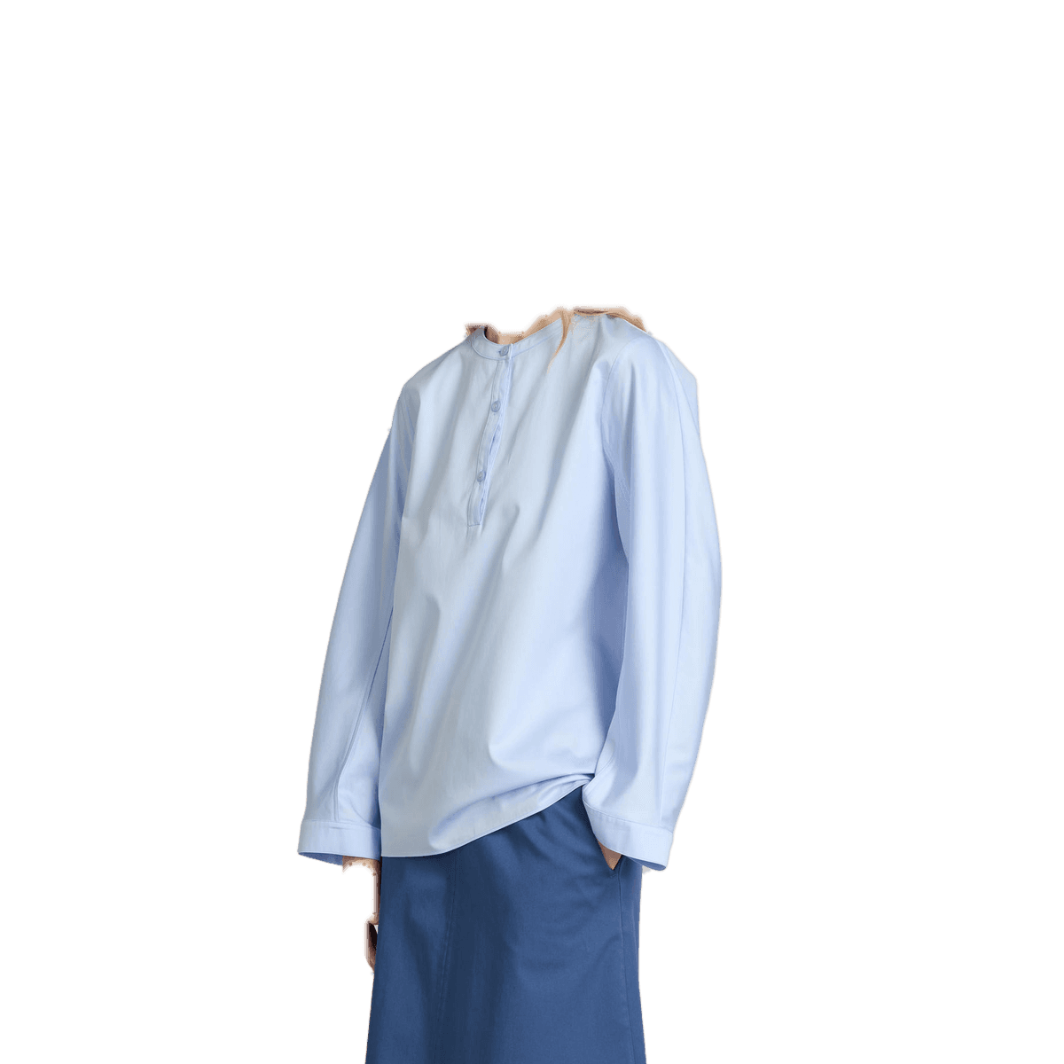 Max Mara Camicia Soldino by MM — Camicie, Celeste